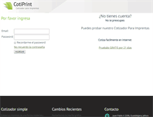 Tablet Screenshot of cotiprint.com